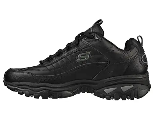 Skechers Energy Afterburn black lace-up sneakers
