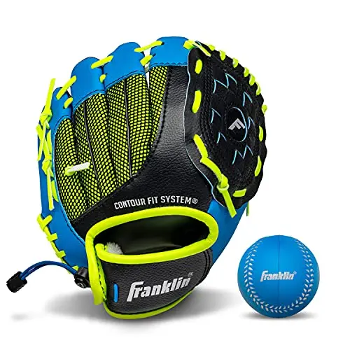 Franklin Sports NeoGrip youth baseball glove in blue