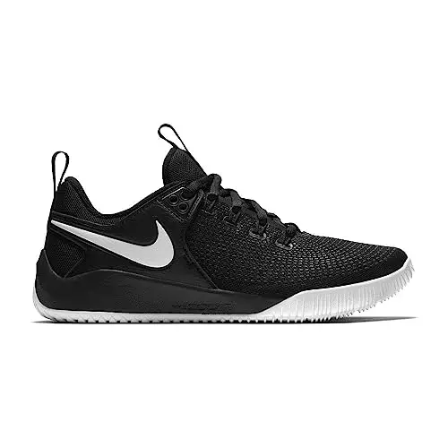 Nike Zoom HyperAce 2 training shoe in black and white