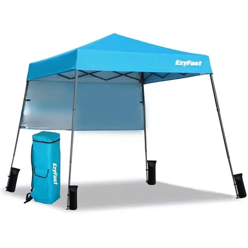 EzyFast pop-up backpack canopy shelter for outdoor sports