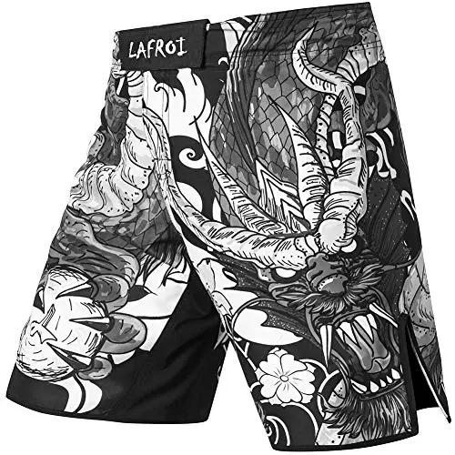 LAFROI MMA Cross Training Shorts with velcro and drawstring