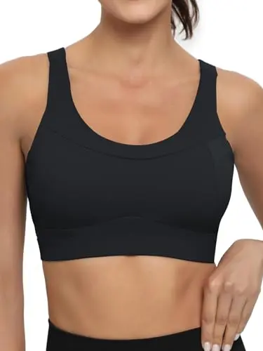 RUNNING GIRL High Impact Sports Bra for basketball workouts