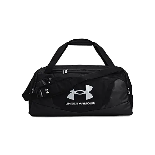 Under Armour duffle bag showing multiple compartments and durable construction