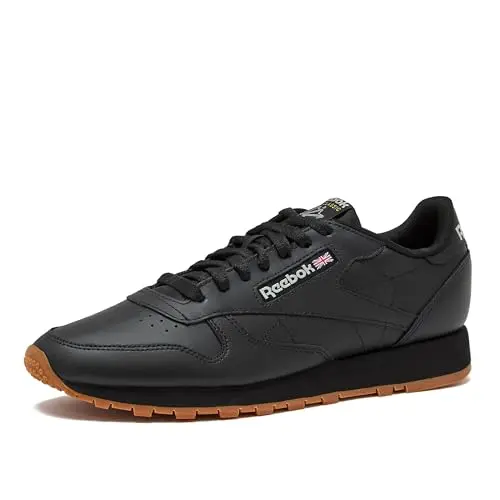 Reebok Classic Leather sneakers in black and white