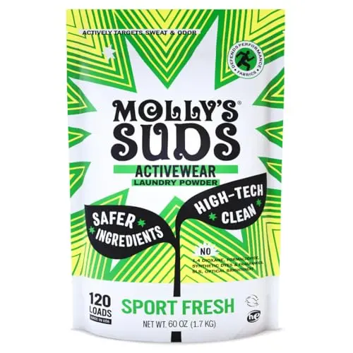 Molly's Suds Active Wear laundry detergent powder