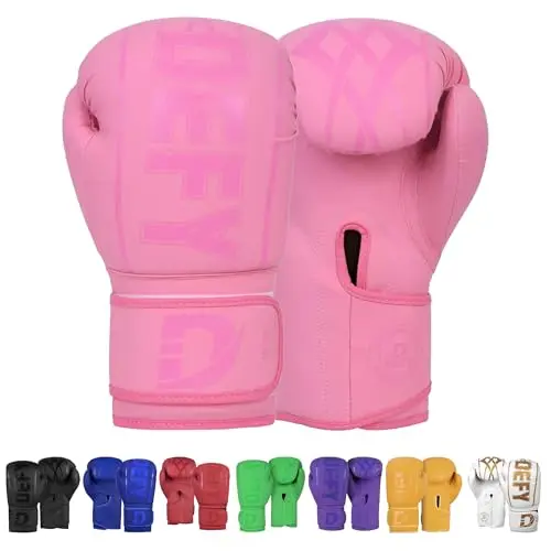 DEFY Boxing Gloves in pink color