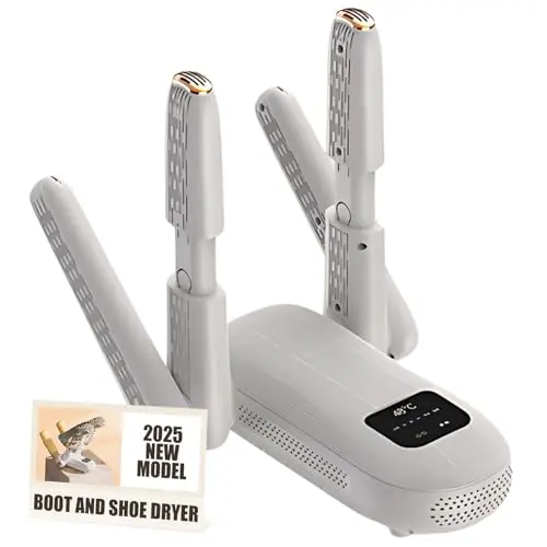 2025 new improved boot dryer with LED screen and adjustable arms