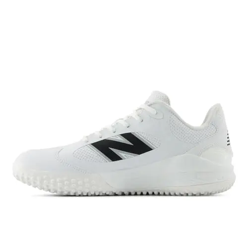 New Balance Fresh Foam 3000 V7 Turf-Trainer Baseball Shoe in white and black