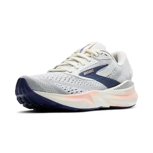 Brooks Adrenaline GTS 24 women's supportive running shoe in grey and blue