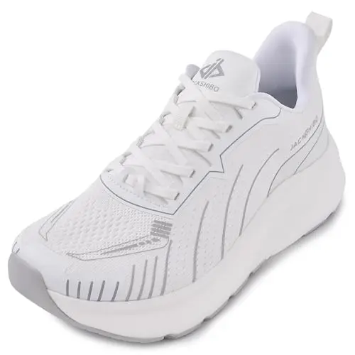 JACKSHIBO men's wide toe box cross training sneakers for plantar fasciitis