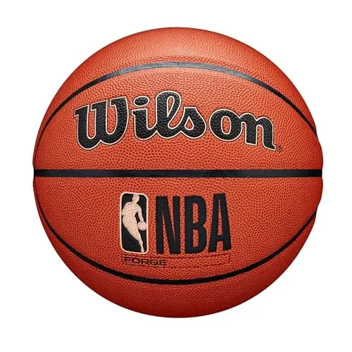Wilson NBA Forge basketball with pure feel cover
