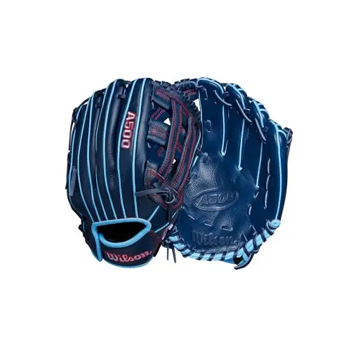 Wilson A500 youth baseball glove with open dual post web