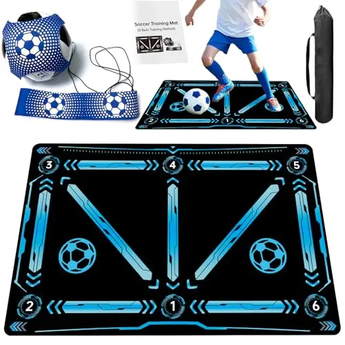 ZVD soccer training mat with anti-slip surface