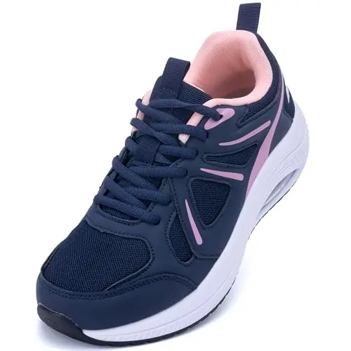 AOV women's wide width sneakers with arch support and removable pads